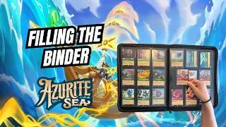 Thumbnail: FILLING THE BINDER! Completing Disney Lorcana: Azurite Sea!
