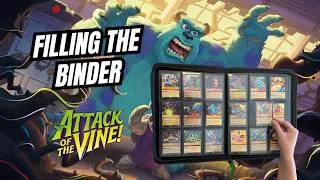 Thumbnail: FILLING THE BINDER! Completing Disney Lorcana: Attack of the Vine!