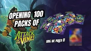 Thumbnail: WE Opened 100 Lorcana Attack of the Vines Booster Packs... and Pulled an ICONIC!
