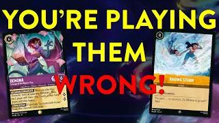 Thumbnail: You're Playing Demona Wrong. Let's Learn Why... | Disney Lorcana Deck Guide, How To Sequence, Etc!