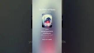 Thumbnail: The Whale tail Remix