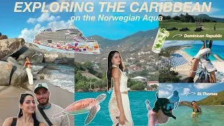 Thumbnail: CARIBBEAN TRAVEL VLOG // exploring new islands, snorkeling with sea turtles, zip lining & more!