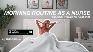 Thumbnail: REALISTIC MORNING ROUTINE AS A NURSE // my pre-shift routine, grwm for night shift & more!