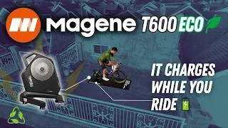 Thumbnail: ⚡Magene T600 Eco Unboxing and Quick Test | The Smart Trainer That Charges Your Devices!  🔌🔋