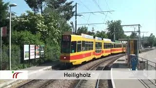 Thumbnail: ★ 🇨🇭 Aesch Dorf - Basel SBB tram cab ride [8.6.2013]