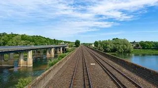 Thumbnail: ★ 4K 🇫🇷 Tours - Le Mans cab ride, France [05.2026] Führerstandsmitfahrt Frankreich