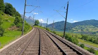 Thumbnail: ★ 4K 🇨🇭 Luzern - Locarno train cab ride, Switzerland [05.2026] (longest railway tunnel in the world)
