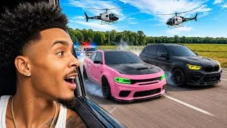 Thumbnail: I WENT ON A POLICE CHASE IN MY DEMON 170 CHARGER WITH A BMW X3M..