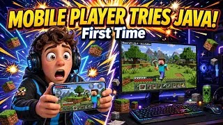 Thumbnail: When mobile player play first time java minecraft