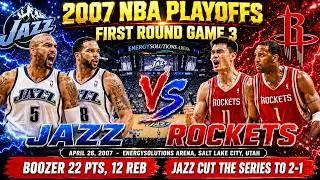 Thumbnail: Yao Ming & T-Mac vs Boozer & Deron! Jazz Take Game 3 | NBA Playoffs Full Game