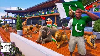 Thumbnail: Franklin & Shinchan Celebrate Independence Day With Animals in GTA 5 
