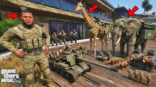 Thumbnail: Franklin Created a Secret Animal Army in GTA 5!