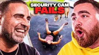 Thumbnail: THIS WAS PAINFUL TO WATCH! LosPollosTV And Dad React To Epic Security Camera Fails Compilation!