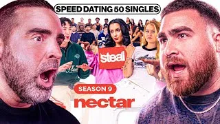 Thumbnail: THIS WAS CHAOTIC! LosPollosTV And Dad React To 50 singles speed date strangers | swipe or swap