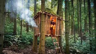 Thumbnail: Building an Elevated Bushcraft Hut: Predator-Proof Forest Shelter