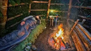 Thumbnail: EXTREME Carpathian Bushcraft Yurt Build! Warm Survival Shelter in the Snow