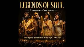 Thumbnail: Curtis Mayfield / Stevie Wonder / Gladys Knight / Patti LaBelle (1960s–1980s) — Soul Royalty Era