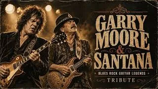 Thumbnail: Gary Moore & Santana – Fire Beneath the Blue | Emotional Latin Blues Guitar | Inspired Tribute