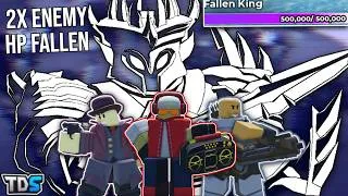 Thumbnail: Solo Fallen Triumph with 2x stronger enemies | Roblox TDS