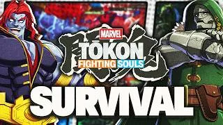 Thumbnail: CONQUERING the 100 KO Survival Challenge In Marvel Tokon Fighting Souls!