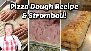 Thumbnail: NO FAIL PIZZA DOUGH & STROMBOLI RECIPE: A Traditional Bread Dough Recipe