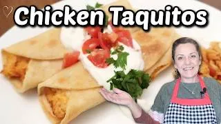 Thumbnail: CRISPY CHICKEN TAQUITOS: A Quick & Easy Gluten Free Recipe