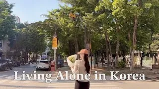 Thumbnail: Living Alone in Korea | ways to enjoy spring 🌷 perfect spring day out 🫧 pretty & delicious places