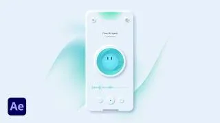 Thumbnail: Newmorphism UI Animation | Complete After Effects Guide