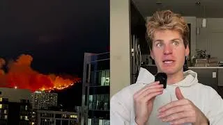 Thumbnail: LA is on fire and TikTok is getting banned 😩
