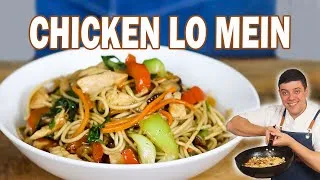 Thumbnail: Easy Chicken Lo Mein Recipe | Better Than Takeout!