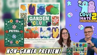 Thumbnail: Garden Club & Petal - A Non-Gamer's Preview of These Drafting Garden Building Games