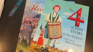 Thumbnail: Summer Homeschool Day | 4th of July Books 🇺🇸