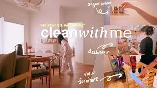 Thumbnail: clean with me 🧹apartment kitchen reset *motivating & satisfying* 🫧