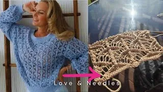 Thumbnail: Como tejer punto de sweater de Pinterest @loveandneedles #tejido #knitting #tutorial 