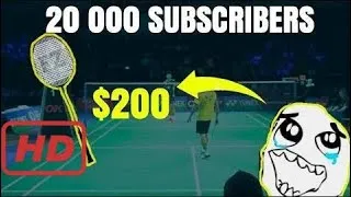 Thumbnail: Love Badminton |   20 000 SUBSCRIBERS CONTEST with FZ Forza ( $200 racket to win)