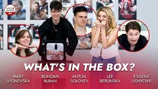 Thumbnail: What's in the box? with Evgene Lisnychyi, Mary Vysnevska, Bohdan Ruban, Anton Solovey, Lee Berlinska