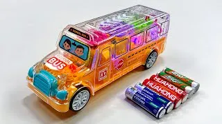 Thumbnail: Unboxing RC Police sports car,remote control RC city bus,EV 3D school bus,RC Nezha Bumper Cars