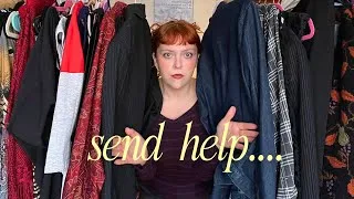Thumbnail: new year, new closet cleanout! (trying on *most* of my clothes)