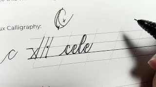Thumbnail: Workshop: How to write "celebrate" in calligraphy 4 ways (faux, brush pen, bounce, flourishing)