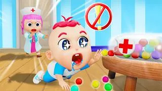 Thumbnail: Baby Medicine is Not Candy 💊Safety Rules Song | Baby Sick | Bibiberry Nursery Rhymes
