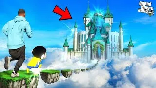 Thumbnail: FRANKLIN AND SHINCHAN TRIED IMPOSSIBLE GOLDEN HEAVEN CASTLE CHALLENGE GTA 5 !!