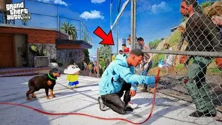 Thumbnail: SAVING Franklin's House from ZOMBIES GTA 5 | Shinchan Zombie Attack | Lovely Gaming