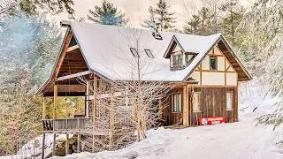 Thumbnail: Inside a Cozy Snow-Covered Timber Cabin | Peaceful Winter Home Tour