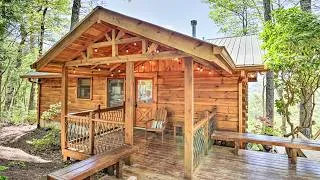 Thumbnail: Cozy Rustic Cabin in the Woods with a Beautiful Covered Porch
