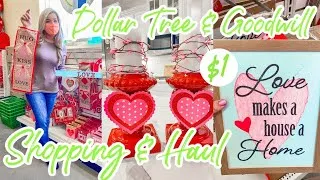 Thumbnail: ❤️ VALENTINES GOODWILL & DOLLAR TREE SHOP WITH ME AND HAUL | HOME DECOR | DECORATE WITH ME | LoveMeg