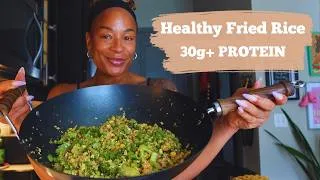 Thumbnail: Ground Turkey & Broccoli Fried Rice | Easy High Protein Dinner in 20 Minutes