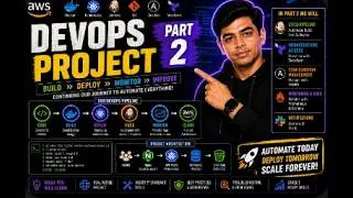 Thumbnail: DevOps Real-Time Project Part 2 🔥 | Hands-On DevOps Project | Step-by-Step Tutorial