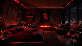 Thumbnail: Midnight Lovers Blues 💋 Sensual Guitar Music | Crimson Room Ambience | Late Night Romantic Vibes