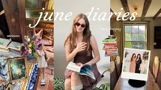 Thumbnail: sunny days in June | art galleries, bookshopping, book events, harry styles + countryside summer