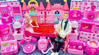 Thumbnail: 11 Minutes Satisfying with Unboxing Barbie Princess Bed & Furniture Collection Toys Review | ASMR